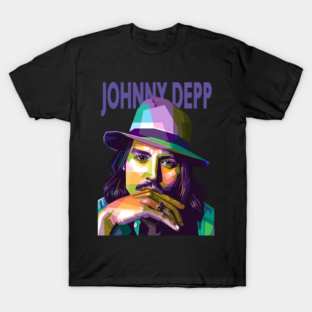 Johnny Depp T-Shirt by lots of artWork